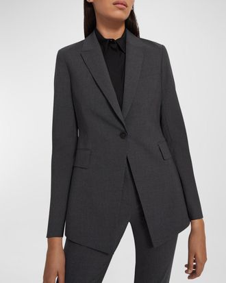 Theory Etiennette Wool Blazer