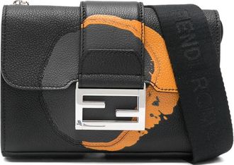 Fendi Baguette Logo-plaque Messenger Bag
