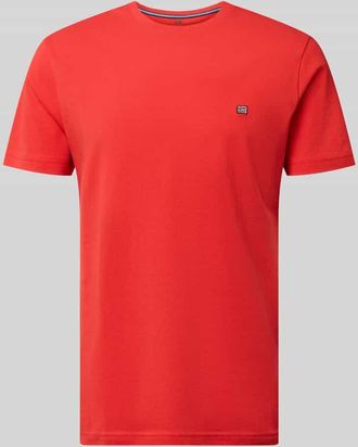 Christian Berg T-Shirt aus Baumwolle mit Rundhalsausschnitt in Rot, Gr&ouml;&szlig;e 3XL