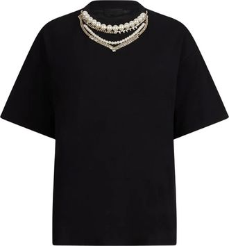Liu Jo T-shirt con decorazione - Nero