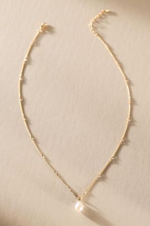 Missoma Baroque Pearl Twist Necklace