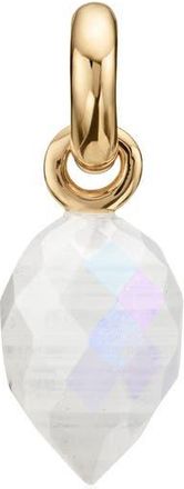 Monica Vinader Fiji Bud Gemstone Enhancer in Yellow Gold/Moonstone at Nordstrom Rack