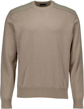 Paul & Shark Beige Sweater 99311020 - Heren - Ronde hals truien - Beige - XL - Truien & Vesten