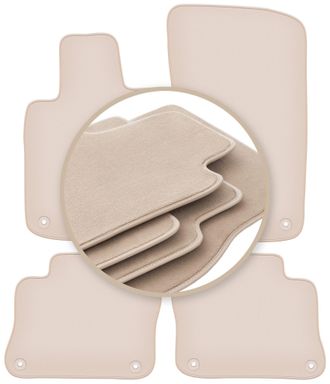 OEM Alfombrillas Beige Premium Para Porsche Panamera Fastback 2009-2016