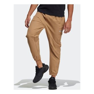 adidas TH PNT WV ID Adjustable Belt Casual Sports Long Pants Yellow GP0959