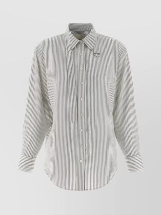 Isabel Marant striped long sleeve shirt with adjustable tie