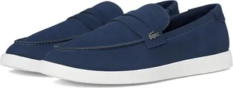 Lacoste Cochet Sneakers Mens Shoes Navy/White : 10.5 D - Medium, Leather