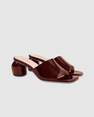 Mi-Mai Gemma Low Heel Mule in Burgundy at Nordstrom, Size 10