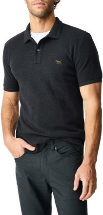 Rodd & Gunn Gunn Piqu&eacute; Sports Fit Cotton Polo in Charcoal at Nordstrom, Size Xxx-Large