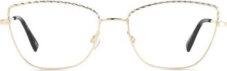 Pierre Cardin cat eye-frame glasses - Gold