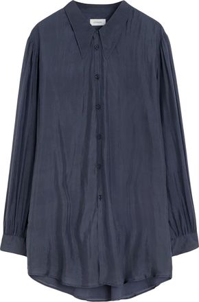 Christophe Lemaire Camicia con colletto a punta - Grigio