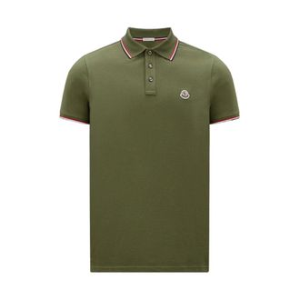 Moncler Tops, Heren, Groen, 2Xl, Polo Shirts