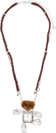 Yvmin Collana con decorazione - Bianco