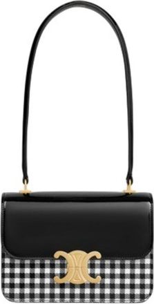 Celine Garance Bag Is Crafted In Vichy-Printed Patent