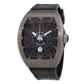 Franck Muller Pre-owned Franck Muller Vanguard Automatic Black Dial Mens Watch 45SCTTBRNRBLKWH