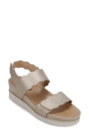 Vaneli Ulani Platform Wedge Sandal in Platino at Nordstrom, Size 6.5