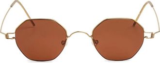 Lindberg Occhiali da sole geometrici - Oro