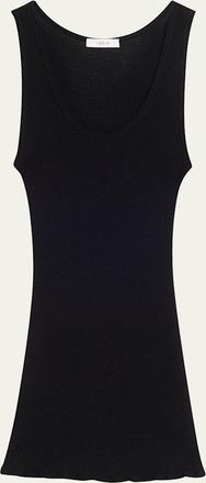 The Row Danel Wool-Silk Rib Tank Top