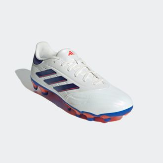 adidas Fussballschuh ADIDAS PERFORMANCE COPA PURE 2 LEAGUE MG, Damen, Gr. 42,5, weiss (cloud wei&szlig;, lucid blau, solar rot), Leder, Synthetik, Schuhe Fussballs