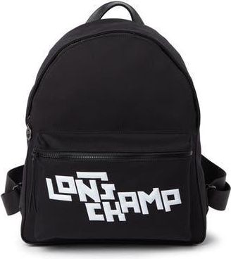 Longchamp Stamp Backpack in Blk/white at Nordstrom Rack