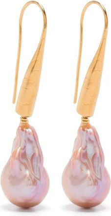 Forte_Forte Earrings, female, Yellow, Size: ONE SIZE Bijoux Golden Earrings