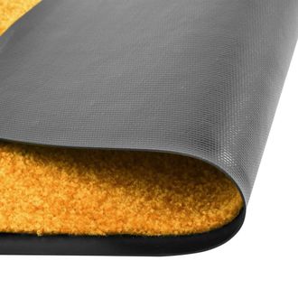 Berkfield Home Doormat Washable Orange 120x180 cm
