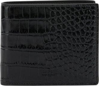 Tom Ford leren portemonnee met krokodillenprint