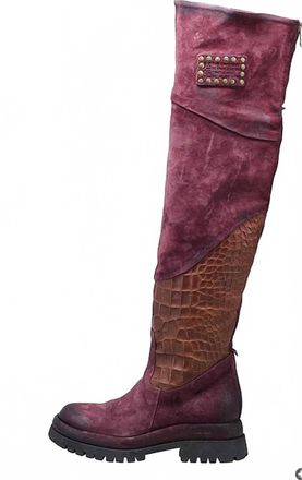 A.S.98 Womens Dewey Boot In Wine