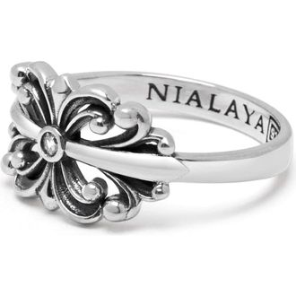 Nialaya Bloom Ring in Silver at Nordstrom, Size 11