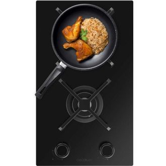 Cecotec Cecotec - Placa De Gas 2 Fuegos Bolero Squad G 2400s Nano Glass