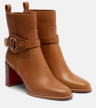 Christian Louboutin Dianouchette 70 leather ankle boots