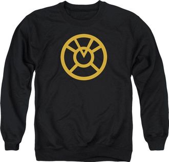 Gildan Green Lantern Orange Emblem Adult Crewneck Sweatshirt