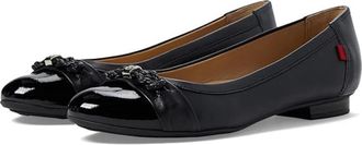 Marc Joseph New York Womens Marc Joseph New York Park Ave Flat Black Patent Cap Toe Slip On ZOGG2140