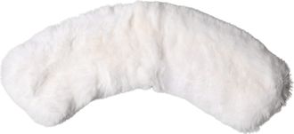 Dolce & Gabbana Womens Fur Shoulder Collar Shawl White