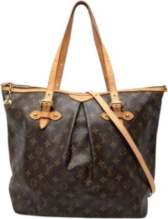 Louis Vuitton Pre-owned Tote Bags, female, Brown, Size: ONE SIZE Pre-owned Monogram Shoulder Tote Bag