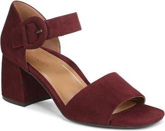 Vionic Chardonnay Block Heel Sandal in Cherry Jubilee at Nordstrom, Size 8.5