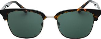 Banana Republic groene Havana bruine zonnebril met lens