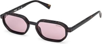 Guess Vierkante zonnebril - unisex - Zonnebrillen - Bruin - 53 MM - Accessoires