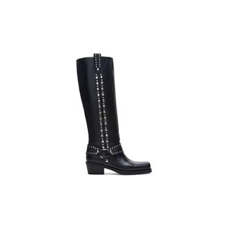 Steve Madden Womens Leather Radlee 017 Boots - Black - Size UK 6