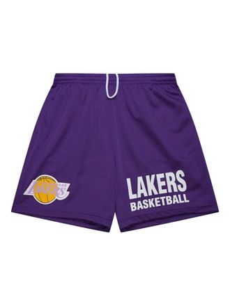 Mitchell & Ness x Purple Los Angeles Lakers Hardwood Classics Gameday shorts - Paars