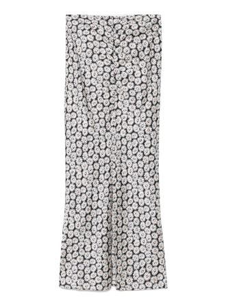HUGO BOSS Maxi-rok met bloemenprint - Zwart