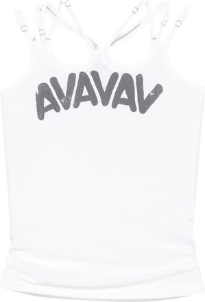 Avavav Tova top met meerdere banden bedrukt met Av-logo