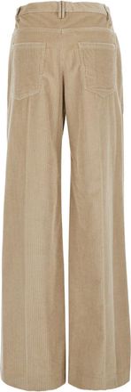 Brunello Cucinelli Womens Trousers Beige Corduroy Cotton