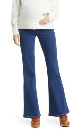 1822 Denim Better Butter Over the Bump Slim Bootcut Maternity Jeans in Safia at Nordstrom, Size 26