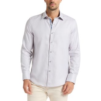 Robert Graham Jemi Long Sleeve Button-Up Shirt in White at Nordstrom Rack, Size Medium