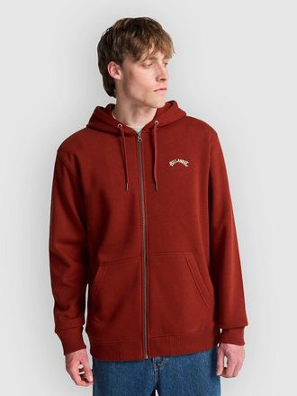 Billabong Arch Felpe con Zip e Cappuccio rosso