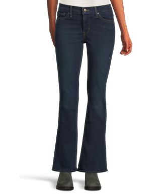 Levi's 315 Jeans Womens Cobalt March Denim Shaping Bootcut Leg PALL117