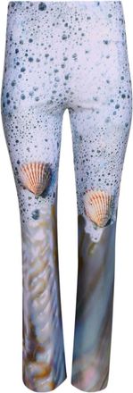 Di Petsa Sea Foam straight trousers - women - Polyester - L - White