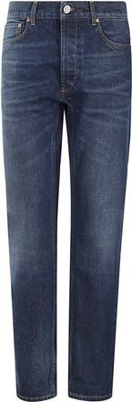 TELA GENOVA Stijlvol Davide Shirt - Heren - Slim Fit Jeans - Blauw - W35 - Katoen - Jeans