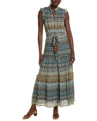 Julia Jordan Knit Lurex Maxi Dress